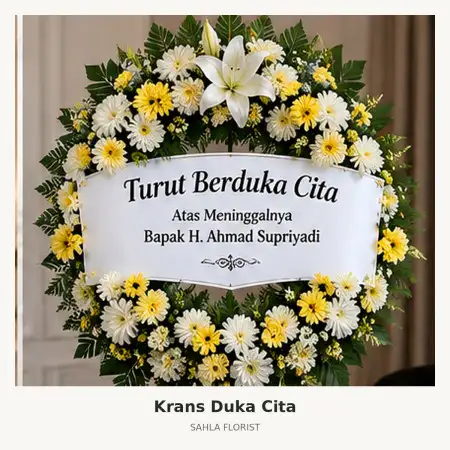 Krans Bunga Duka Kawalu